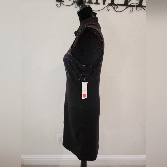 NWT Alyn Paige Black Sequin top Dress Ladies size 7/8 - Picture 3 of 6